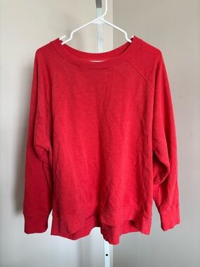 Zella Red Crewneck Sweatshirt